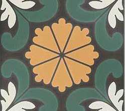 Керамогранит Sync Flower Green 15x15