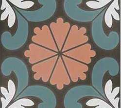 Керамогранит Sync Flower Blue 15x15