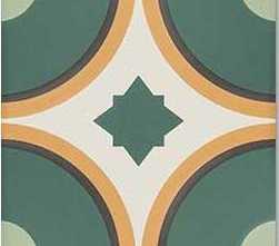 Керамогранит Sync Circle Green 15x15