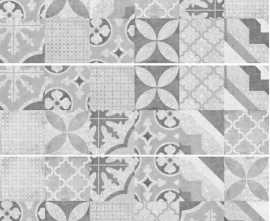 Плитка Terrazzo Пэчворк серый 19,8x59,8