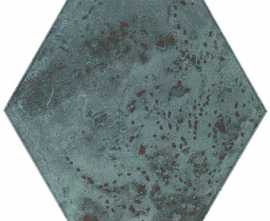 Декор Unique Lady Green Inserto Szklane Heksagon 17,1x19,8