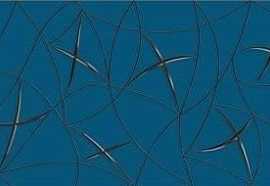 Декор Vela Indigo Stella 20,1x50,5