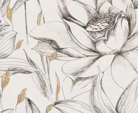 Декор Velo Bianco flowers 2 59,8x119,8