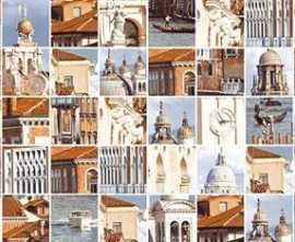 Декор Venezia бежевый мозаика 25x50