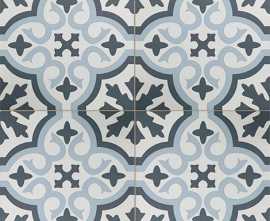 Керамогранит Venice Sky Blue Black Pre-cut Mat 45x45