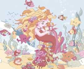 Панно Vintage Sirena (из 2-x шт.) 40x50