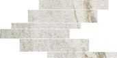 Декор Walks White Modulo Listello Sfalsato Naturale 21x40