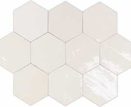 Плитка Zellige Hexa White 10,8x12,4