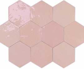 Плитка Zellige Hexa Pink 10,8x12,4