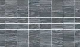 Декор Zen мозаичный черный 20x60