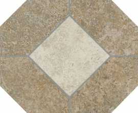 Керамогранит Брюссель бежевый темный матовый 24x24