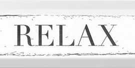 Декор Гамма Relax Черный 8,5x28,5