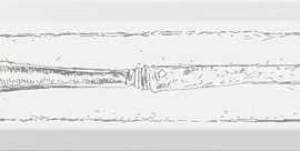 Декор Гамма Knife/Нож Зеленый 8,5x28,5