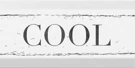 Декор Гамма Cool Черный 8,5x28,5
