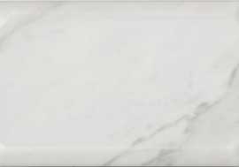 Плитка Келуш грань белый глянцевый 14x34