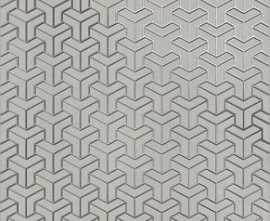 Декор Ломбардиа серый 25x40