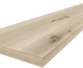 Ступень Натура Уайт угловая левая 33x120
