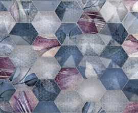 Плитка Ницца Цветы рельеф 25x50