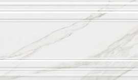 Плитка Прадо белый панель обрезной 40x120