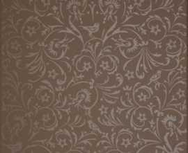 Плитка Райский сад коричневая 33x44