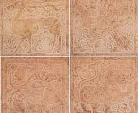 Плитка Родос бежевая декоративная 33x33