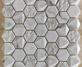 Мозаика Volume White 2,4x2,4