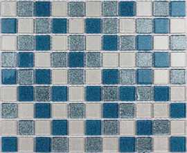 Мозаика Shine Blue 2,5x2,5