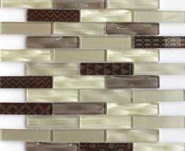 Мозаика Optima Brown 2,3x9,8
