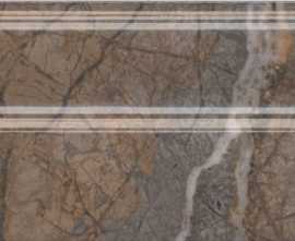 Плинтус Театро коричневый обрезной 15x25