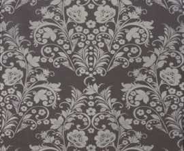 Плитка Эрмитаж коричневая Цветы 33x44