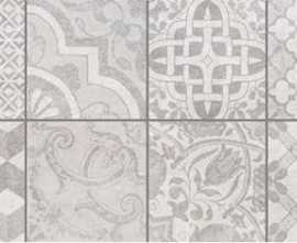 Декор Ceramica Classic Bastion с пропилами мозаика серый 20x40