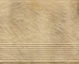 Ступень Eremite sand stopnica prosta struktura mat 30x60