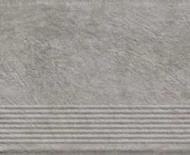 Ступень Carrizo grey stopnica prosta struktura mat 30x60