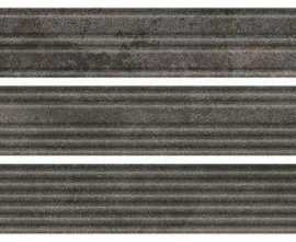 Фасадная плитка Carrizo basalt elewacja struktura stripes mix mat 6,6x40