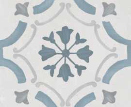 Керамогранит Sirocco Blue Ornate 22,3x22,3
