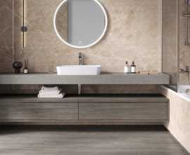 Керамогранит Mramor Chic Beige (Ceradim, Индия)