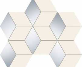 Мозаика Senza white hex