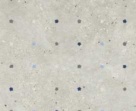 Керамогранит Fiori grigio rect 90x90