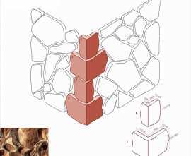 Искусственный камень White Hills 601-45 Рутланд угол 6,5-10 x 14,5-19 x 14,5-28