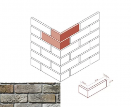 Искусственный камень White Hills 684-25 Ринн Брик Design угол 8.5x19x6.5