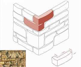 Искусственный камень White Hills 701-15 Тевиот Угол 7-30 x 4-20