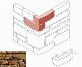 Искусственный камень White Hills 700-65 Тевиот Угол 7-30 x 4-20