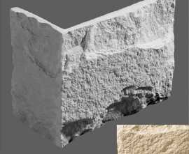Искусственный камень Leonardo Stone Угловой элемент Турин 051 17,6/7,4(26/12,5)x14.5x3