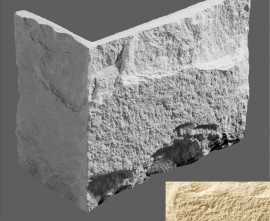Искусственный камень Leonardo Stone Угловой элемент Турин 050 17,6/7,4(26/12,5)x14.5x3