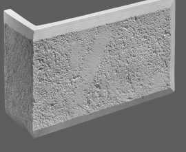 Искусственный камень Leonardo Stone Угловой элемент Рим 100 39/12x25x3
