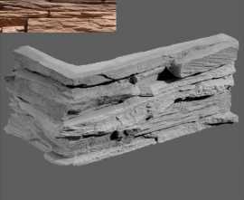Искусственный камень Leonardo Stone Угловой элемент Перуджа 890 20/10x10x3,5