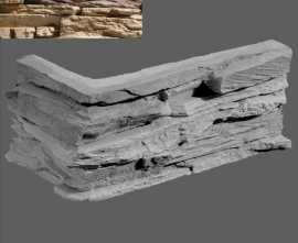 Искусственный камень Leonardo Stone Угловой элемент Перуджа 874 20/10x10x3,5