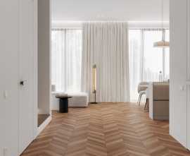 Керамогранит Wood Canarium Chevron M  (Laparet, Индия)