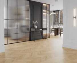 Керамогранит Wood Royal Almond Chevron  (Laparet, Индия)