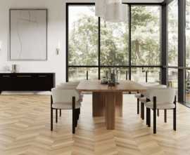 Керамогранит Wood Royal Almond Chevron M  (Laparet, Индия)
